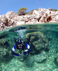Start of the dive at Divesite Zaglav near pasman by Andy Kutsch 